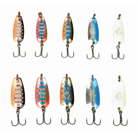 Zestaw Mikro Spoon Savage Gear Nails 2.5 / 3.5g 10 sztuk-56022