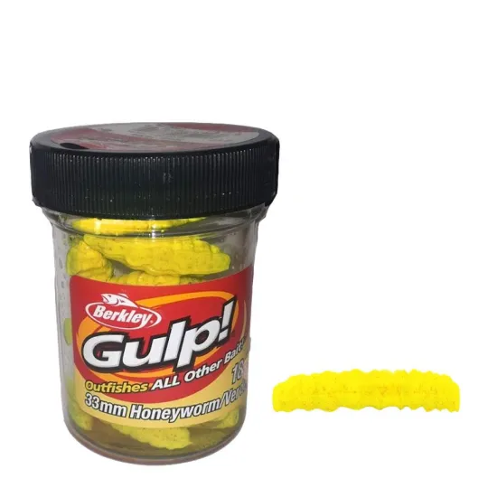 Przynęta Gulp! Honey Worm 3.3cm honey yellow Berkley