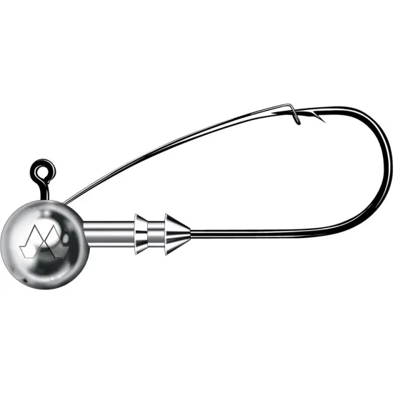 Główka jigowa spinningowa antyzaczepowa Mustad Anti Snag #1/0 7,5g 3 sztuki