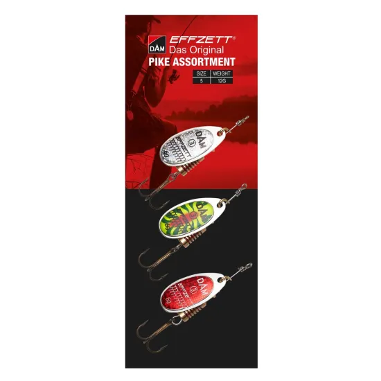 Zestaw błystek obrotowych FZ Pike Assortment 12g #5 3 sztuki