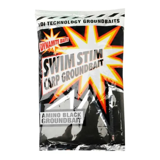 Zanęta wędkarska Swim Stim Carp Groundbait Amino Black Dynamite Baits 900g