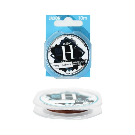 Plecionka przyponowa Jaxon Hegemon 8X Sinking 0,18mm 10m