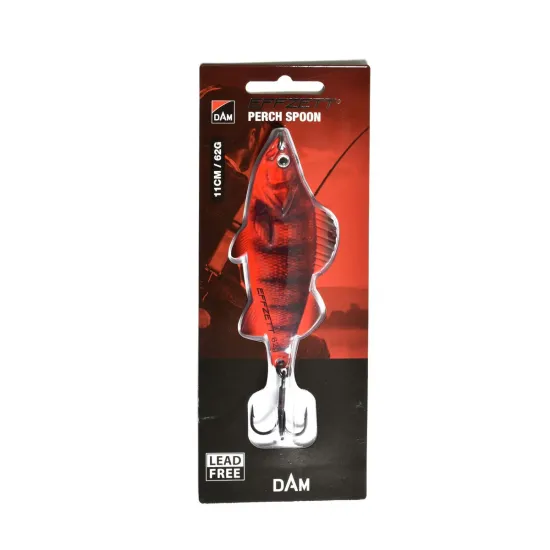 Błystka wahadłowa DAM FZ Perch Spoon 62g blood perch