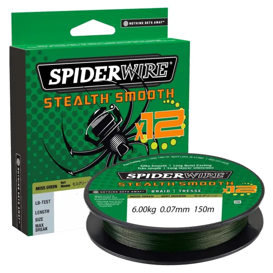 Plecionka spinningowa Spiderwire Steal Smooth 12 Moss Green 0.07mm 150m