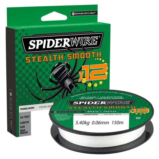 Plecionka spinningowa Spiderwire Steal Smooth 12 Transparent 0.06mm 150m