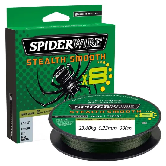 Plecionka spinningowa Spiderwire Steal Smooth 8 Moss Green 0.23mm 300m