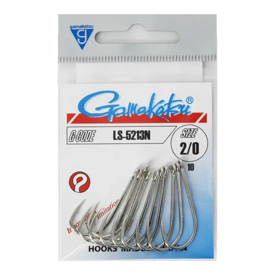 Haczyki sumowe Gamakatsu 5213N rozmiar 2/0 10 sztuk