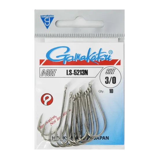 Haczyki sumowe Gamakatsu 5213N rozmiar 3/0 10 sztuk