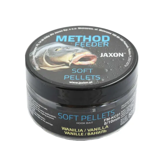 Pellet haczykowy Soft Method Feeder wanilia 8/10mm Jaxon 50g