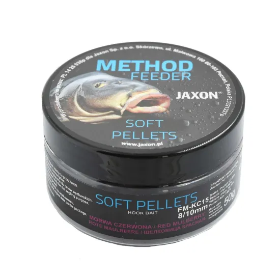 Pellet haczykowy Soft Method Feeder morwa czerwona 8/10mm 50g