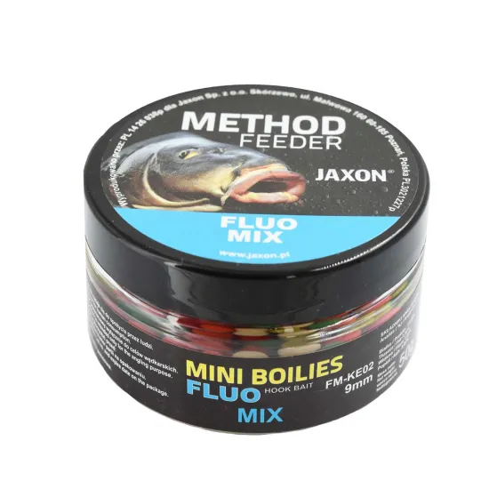 Kulki Mini Fluo Method Feeder Jaxon 9mm 50g mix