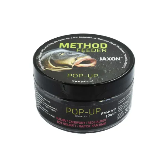 Kulki Pop-Up Method Feeder 10mm halibut czerwony Jaxon 30g
