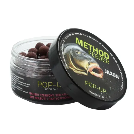 Kulki Pop-Up Method Feeder 10mm halibut czerwony Jaxon 30g-70424