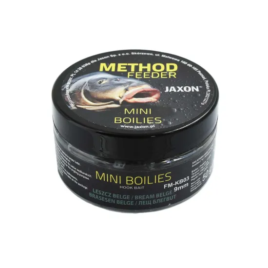 Kulki proteinowe Mini Method Feeder Jaxon 9mm 50g leszcz belge
