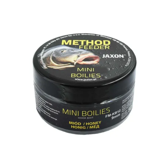 Kulki proteinowe Mini Method Feeder Jaxon 9mm 50g miód