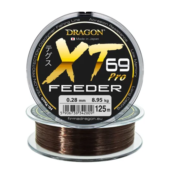 Żyłka feeder, gruntowa Dragon XT69 Pro Feeder 0.28mm 125m