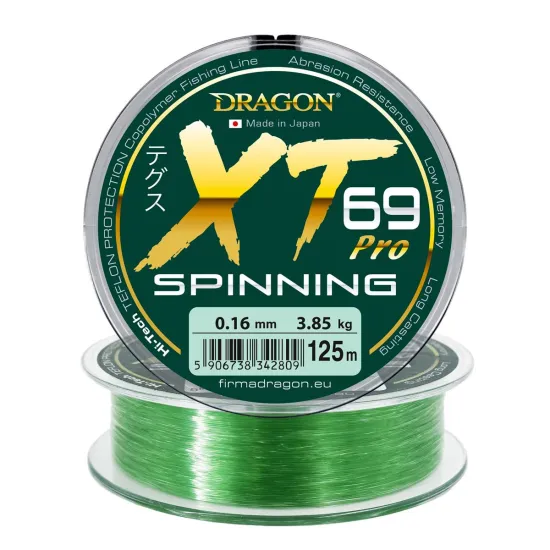 Żyłka spinningowa Dragon XT69 Pro Spinning 0.16mm 125m