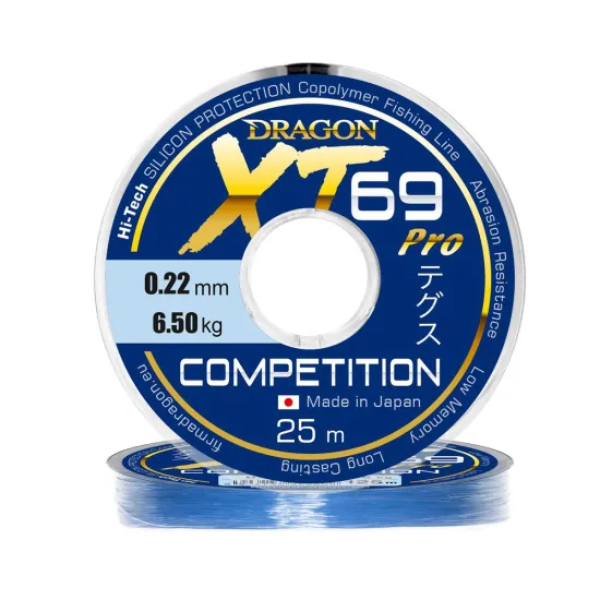 Żyłka przyponowa Dragon XT69 Pro Competition 0.22mm 25m