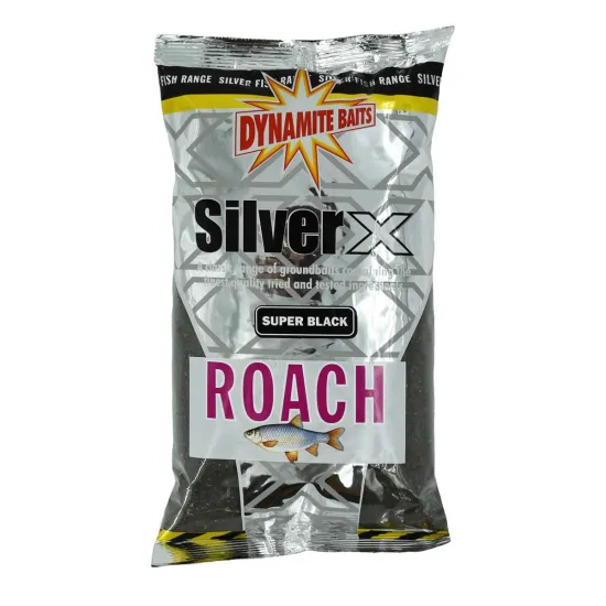 Zanęta wędkarska Silver X Roach Super Black Dynamite Baits 1kg