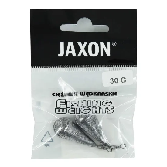 Ciężarek łezka z krętlikiem Jaxon 30.0g 2 sztuki-72181