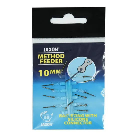Igła do przynęt z łącznikiem silikonowym 0.6x10mm Jaxon 12 sztuk