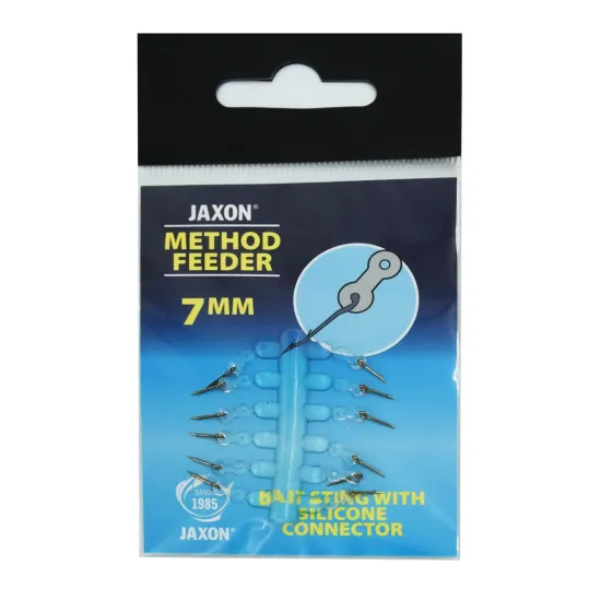 Igła do przynęt z łącznikiem silikonowym 0.6x7mm Jaxon 12 sztuk