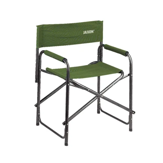 Krzesełko wędkarskie z oparciem Jaxon 011 57x49x45/78cm zielone