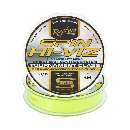 Żyłka spinningowa Trabucco Rapture Spin Hi-Viz 0.203mm 150m