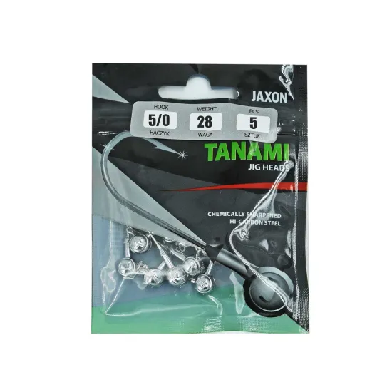 Główka jigowa spinningowa Jaxon Tanami #5/0-S 28g 5 sztuk