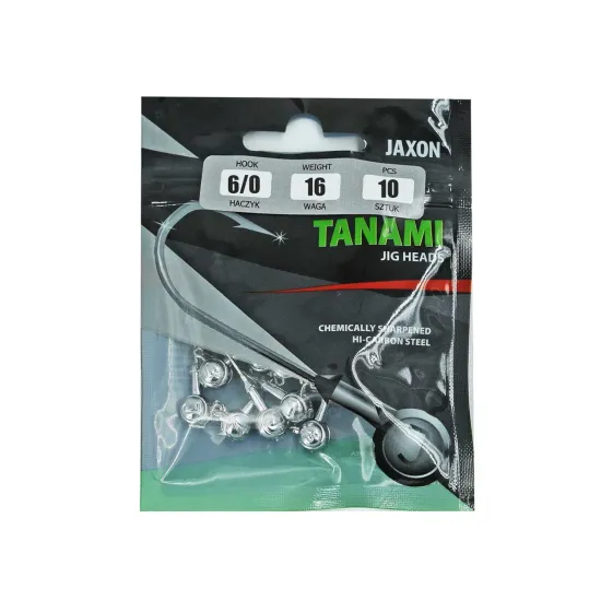 Główka jigowa spinningowa Jaxon Tanami #6/0-S 16g 10 sztuk