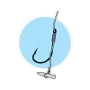 Haczyki z przyponem Jaxon Method Feeder z włosem i stoperem 0.18mm 10cm rozmiar 14 8 sztuk-73351