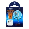 Haczyki z przyponem (z plecionki) Jaxon Method Feeder z igłą 0.12mm 10cm rozmiar 8 8 sztuk