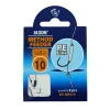 Haczyki z przyponem (z plecionki) Jaxon Method Feeder z igłą 0.12mm 10cm rozmiar 10 8 sztuk