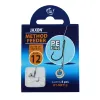 Haczyki z przyponem (z plecionki) Jaxon Method Feeder z włosem i gumką 0.12mm 10cm rozmiar 12 8 sztuk
