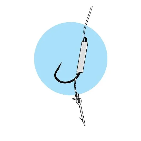 Haczyki z przyponem Jaxon Method Feeder z igłą 0.22mm 30cm rozmiar 6 8 sztuk-73419