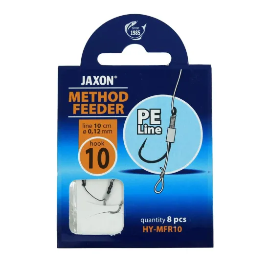 Przypon z plecionki 10cm z włosem