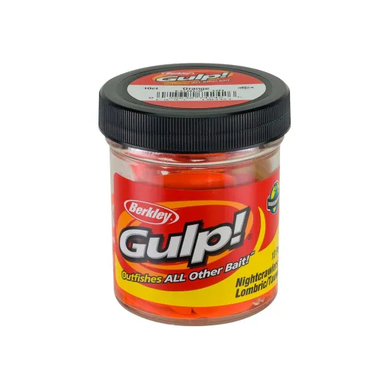 Przynęta Gulp! Nightcrawler 8cm orange Berkley 10 sztuk