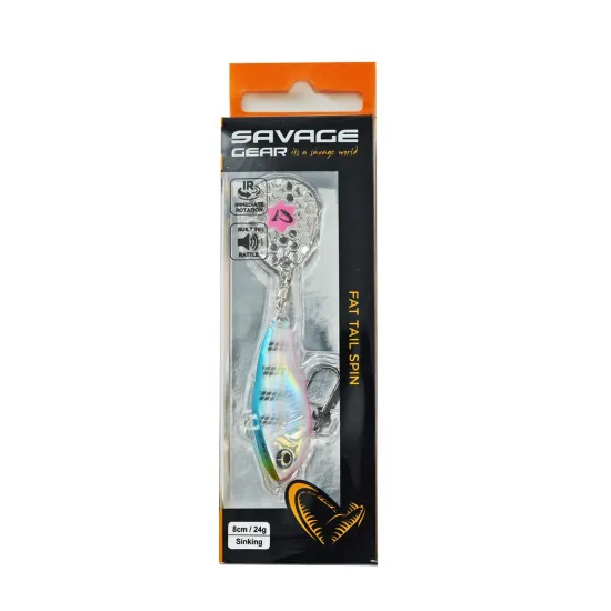 Przynęta Fat Tail Spin 8cm 24g blue silvwer pink Savage Gear