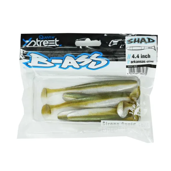 Przynęta ripper 4 Street B-Ass Shad 11cm / 5 sztuk arkansas shiner