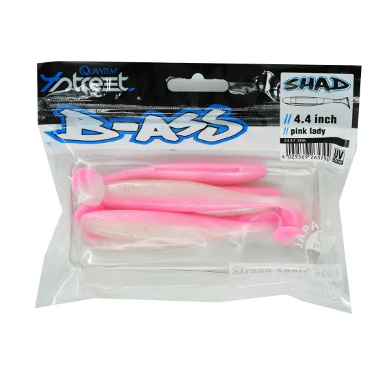 Przynęta ripper 4 Street B-Ass Shad 11cm / 5 sztuk pink lady