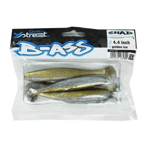 Przynęta ripper 4 Street B-Ass Shad 11cm / 5 sztuk golden ice