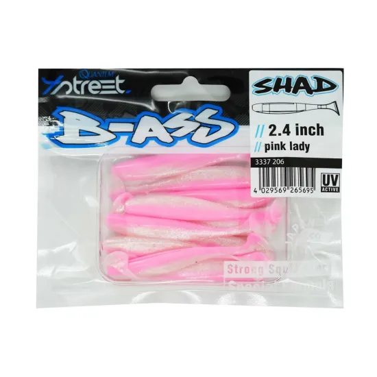 Przynęta ripper 4 Street B-Ass Shad 6.1cm / 10 sztuk pink lady