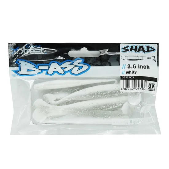Przynęta ripper 4 Street B-Ass Shad 9.15cm / 7 sztuk whity
