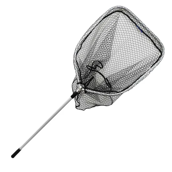 Podbierak wędkarski spinningowy gumowana siatka Jaxon oczko 15mm długość 240cm