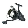 Kołowrotek feeder karpiowy z wolnym biegiem Okuma AK Baitfeeder AK-6000 2 łożyska + 300m żyłki camo 0,30mm-75531