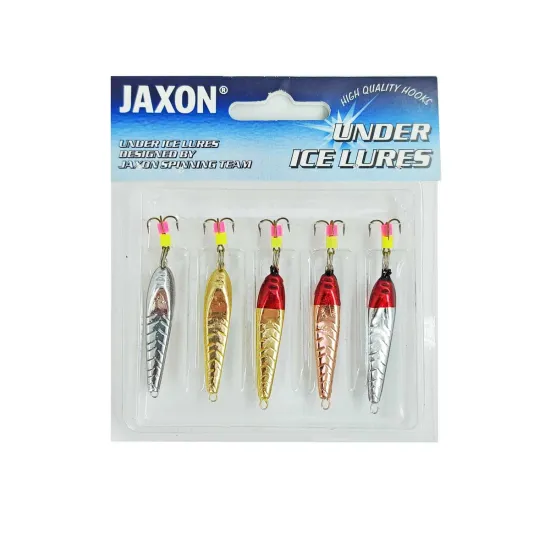 Błystka podlodowa Jaxon D 5.0g / 43mm mix 5 sztuk