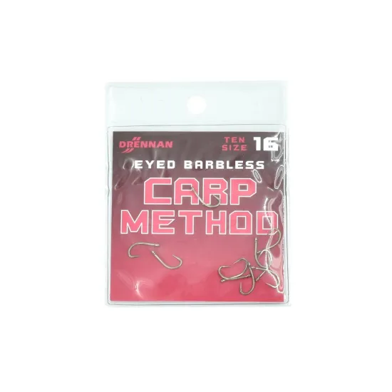 Haczyki karpiowe, do methody Drennan Carp Match rozmiar 16 bezzadziorowe 10 sztuk