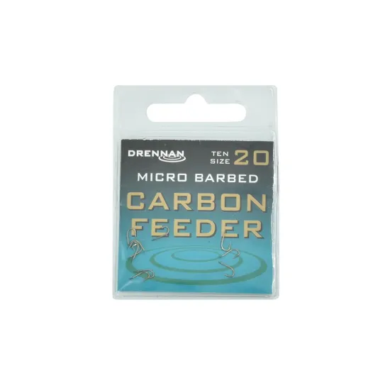 Haczyki feederowe Drennan Carbon Feeder rozmiar 20 10 sztuk