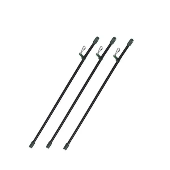 Rurka antysplątaniowa czarna prosta 20cm 3 sztuki