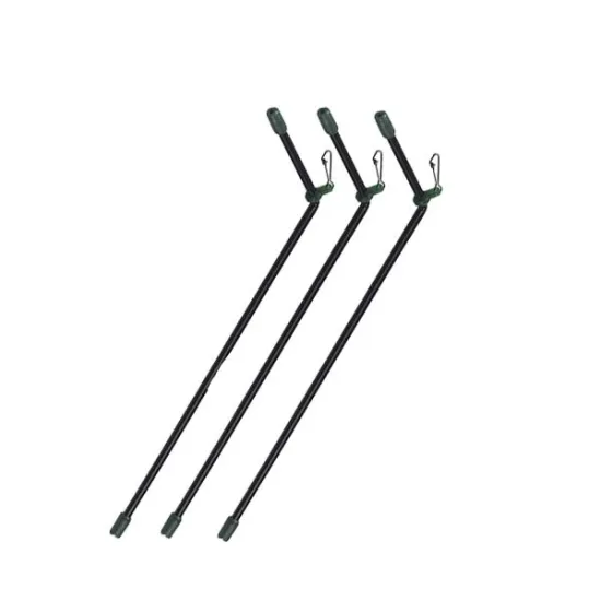 Rurka antysplątaniowa czarna krzywa 15cm 3 sztuki